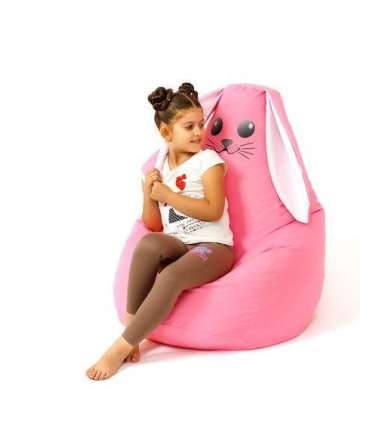 Sako bag pouf Rabbit pink L 105 x 80 cm