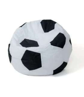 Sako bag pouffe ball white-black L 80 cm