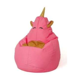 Unicorn pink XL 130 x 90 cm Sako bag pouffe