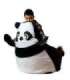 Sako bag pouffe Panda black and white L 105 x 80 cm
