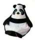 Sako bag pouffe Panda black and white L 105 x 80 cm