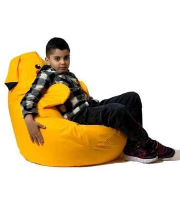 Pikachu yellow Sako bag pouffe L 105 x 80 cm