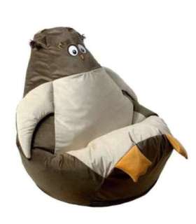 Sako sack pouffe Sowa brown-beige L 105 x 80 cm