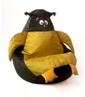 Sako sack pouffe Sowa brown-gold XL 130 x 90 cm