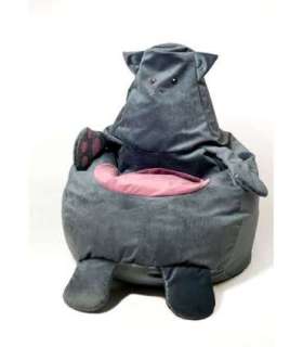 Sack Sako Kätzchen grau XL 130 x 90 cm