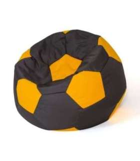 Sako bag pouffe Ball black-yellow XXL 140 cm