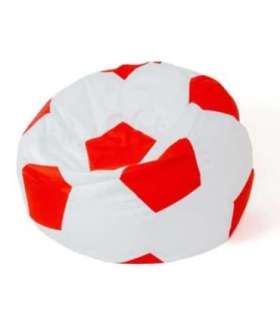 Sako bag pouf Ball white-red XXL 140 cm