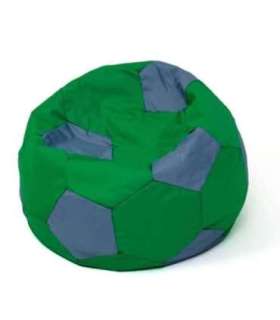 Soccer Sako bag pouffe green-grey XXL 140 cm