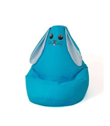 Sako bag pouf Rabbit blue L 105 x 80 cm
