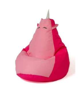 Sako bag pouf Unicorn pink-light pink L 105 x 80 cm