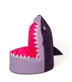 Sako bag pouffe Shark purple-light purple XXL 100 x 60 cm