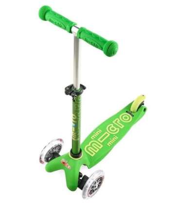 Micro three-wheeled scooter/rider Mini 3in1 Deluxe Green