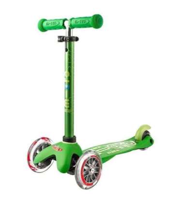 Micro three-wheeled scooter/rider Mini 3in1 Deluxe Green