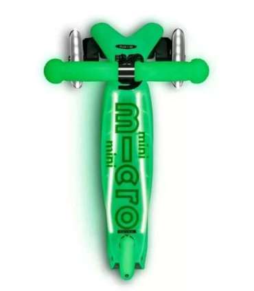 Mini Micro Deluxe Glow LED Plus Icy Lime scooter