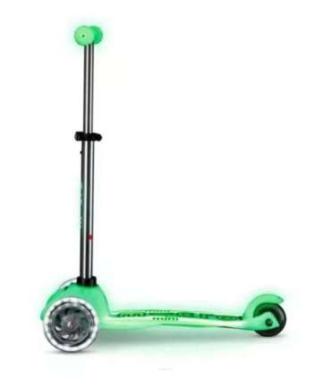 Mini Micro Deluxe Glow LED Plus Icy Lime scooter