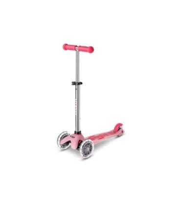 Mini Micro Deluxe Glow LED Plus Frosty Pink scooter