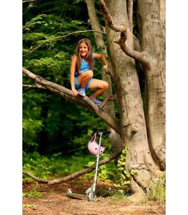 Micro hulajnoga Sprite LED Silver Matt