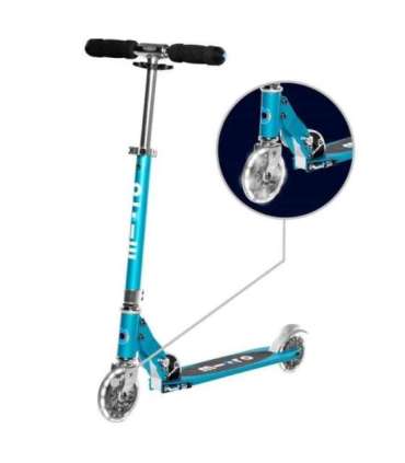 Micro Mobility Micro Sprite LED Ocean Blue Youth Classic scooter