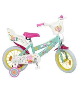 Children's bicycle 14" Peppa Pig green 1498 TOIMSA