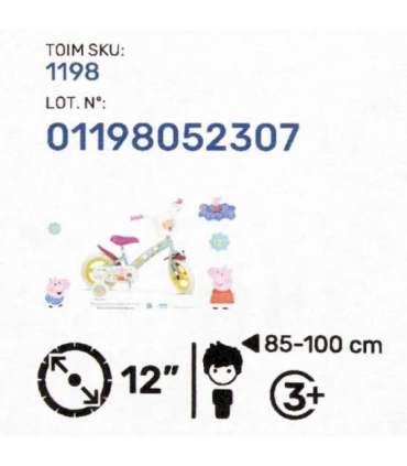 Children's bicycle TOIMSA TOI1198 12" Peppa Pig