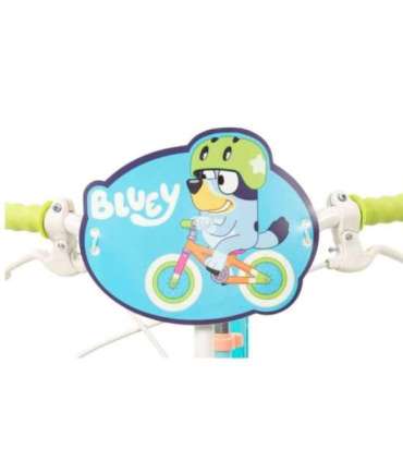 TOIMSA children's bicycle Bluey 12” Blue and lime blue