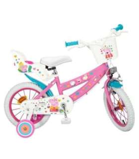 Children's bicycle 14" Peppa Pig pink 1495 TOIMSA