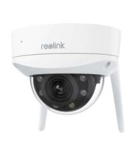 Reolink W437 - 4K Wi-Fi 6 Security Camera, IK10 Vandal-Proof, 5X Optical Zoom, 2.4/5 GHz Wi-Fi, Color Night Vision