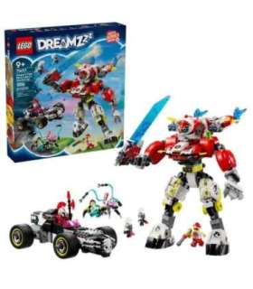 LEGO DREAMZZZ 71497 Cooper's Tiger Mech and Zero's Hot Rod Car