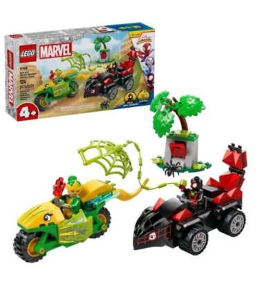 LEGO MARVEL 11198 Spin and Electro Dinosaur Vehicle Chase