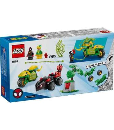 LEGO MARVEL 11198 Spin and Electro Dinosaur Vehicle Chase