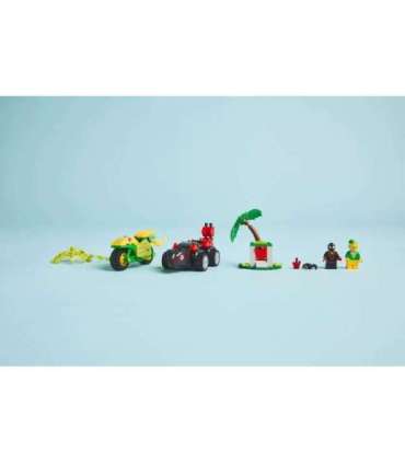 LEGO MARVEL 11198 Spin and Electro Dinosaur Vehicle Chase