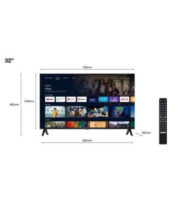 TCL S54 32S5400A TV 81.3 cm (32") HD Smart TV Wi-Fi Silver