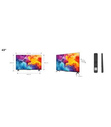 TCL P655 43P655 4K LED Google TV