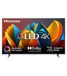Hisense 43E7NQ TV 109.2 cm (43") 4K Ultra HD Smart TV Wi-Fi Black, Grey
