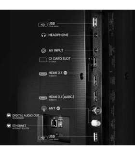Hisense 65E7NQ TV 165.1 cm (65") 4K Ultra HD Smart TV Wi-Fi Black 350 cd/m²