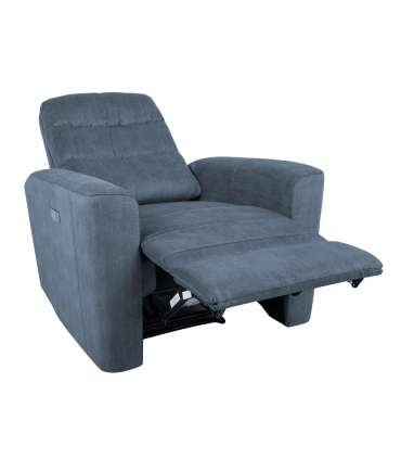 Tugitool GASTON elektriline recliner 92x85xH104cm, sinine