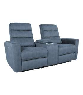 Diivan GASTON 2-kohaline elektriline recliner 182x85xH104cm, sinine