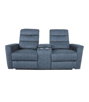 Diivan GASTON 2-kohaline elektriline recliner 182x85xH104cm, sinine