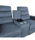 Diivan GASTON 2-kohaline elektriline recliner 182x85xH104cm, sinine