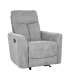 Tugitool GEMMA manuaalne recliner 89x98xH106cm, helehall
