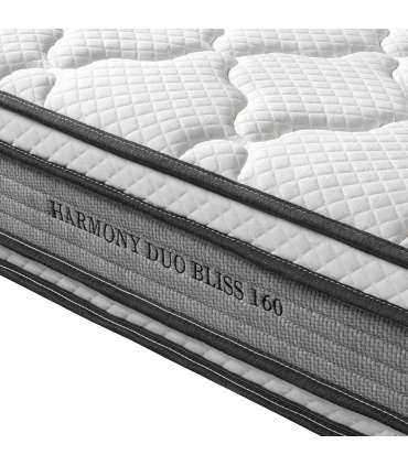 Vedrumadrats HARMONY DUO BLISS 160x200xH28cm, kahepoolne, rullpakendis
