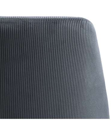 Tool INES hall/must, 49,2x57,5xH84cm, metalljalad