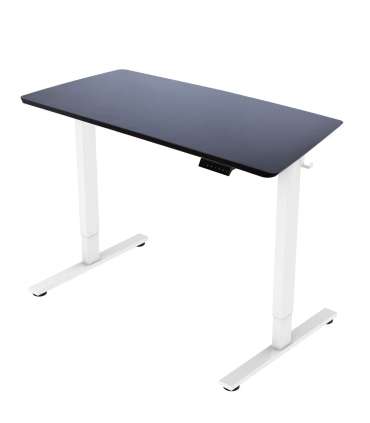Töölaud ERGO FIT 1-motoriga 120x68xH71,5-116cm, must/valge