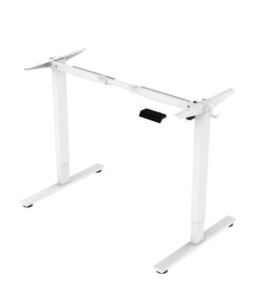 Töölaud ERGO FIT 1-motoriga 120x68xH71,5-116cm, must/valge