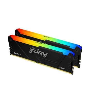 Kingston Technology FURY Beast 16GB 3600MT/s DDR4 CL17 DIMM (Kit of 2) RGB