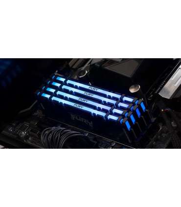 Kingston Technology FURY 16GB 3600MT/s DDR4 CL16 DIMM 1Gx8 Renegade RGB