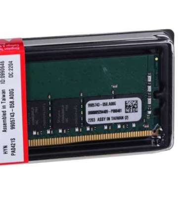 Kingston Technology KVR32N22S8/16 memory module 16 GB 1 x 16 GB DDR4 3200 MHz