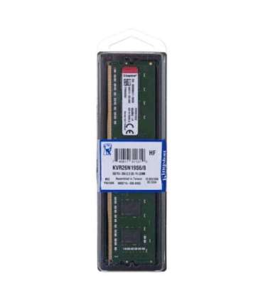 Kingston Technology ValueRAM KVR26N19S6/8 memory module 8 GB 1 x 8 GB DDR4 2666 MHz