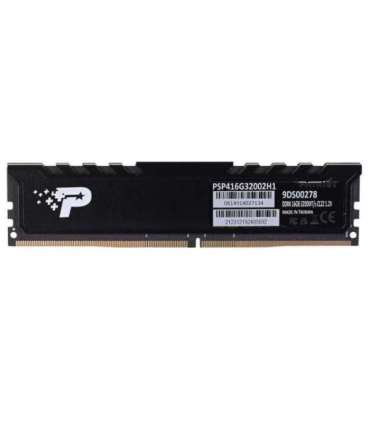 Patriot Memory Signature Premium PSP416G32002H1 memory module 16 GB 1 x 16 GB DDR4 3200 MHz