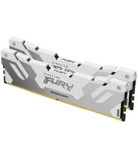 Kingston Technology FURY 32GB 6000MT/s DDR5 CL32 DIMM (Kit of 2) Renegade White XMP